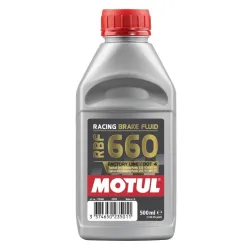 Płyn hamulcowy MOTUL RBF660 DOT4 500ml - Wyścigowy Fluid Syntetyczny